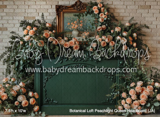 Botanical Loft Peachlight Queen Headboard (JA)