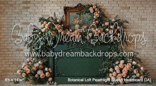 Botanical Loft Peachlight Queen Headboard (JA)