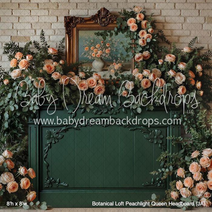 Botanical Loft Peachlight Queen Headboard (JA)