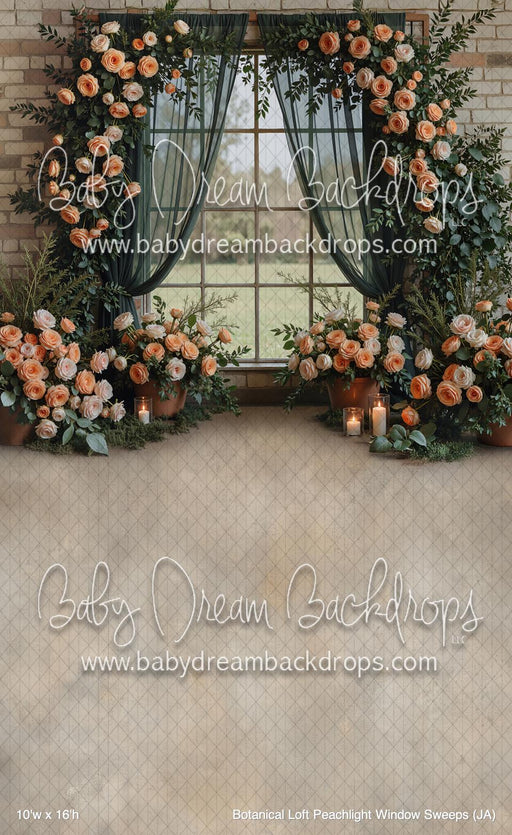 Botanical Loft Peachlight Window Sweeps (JA)
