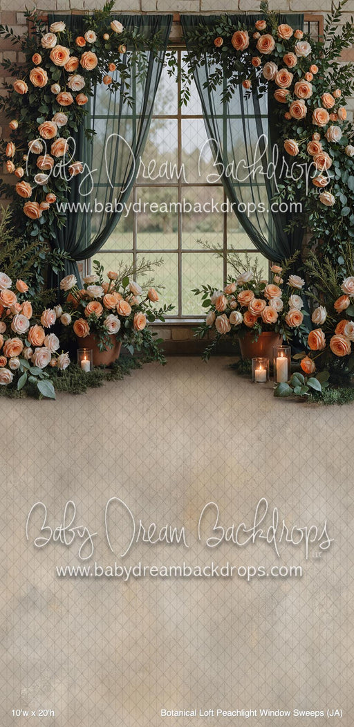 Botanical Loft Peachlight Window Sweeps (JA)