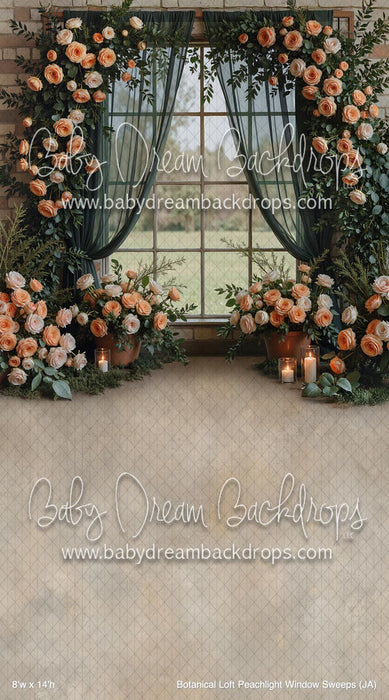Botanical Loft Peachlight Window Sweeps (JA)