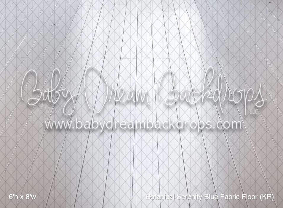 Botanical Serenity Blue Fabric Floor (KR)
