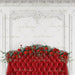 Boudoir Rose Red Headboard 