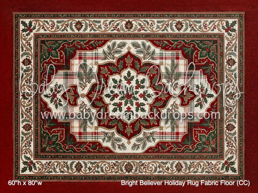 Bright Believer Holiday Rug Fabric Floor (CC)