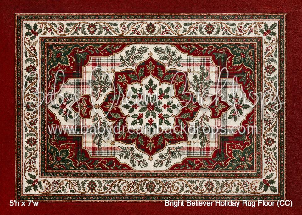 Bright Believer Holiday Rug Floor (CC)