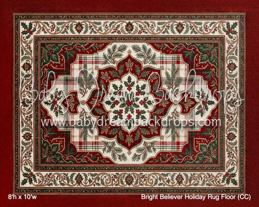 Bright Believer Holiday Rug Fabric Floor (CC)