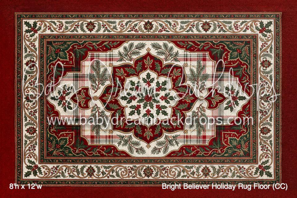 Bright Believer Holiday Rug Floor (CC)