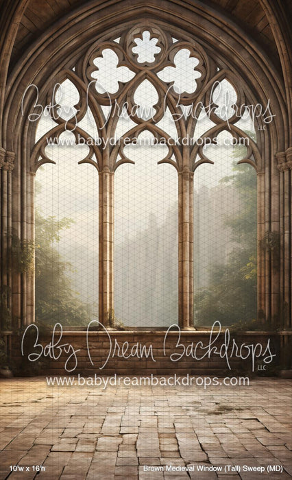Brown Medieval Window (Tall) Sweep (MD)