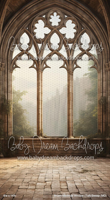 Brown Medieval Window (Tall) Sweep (MD)