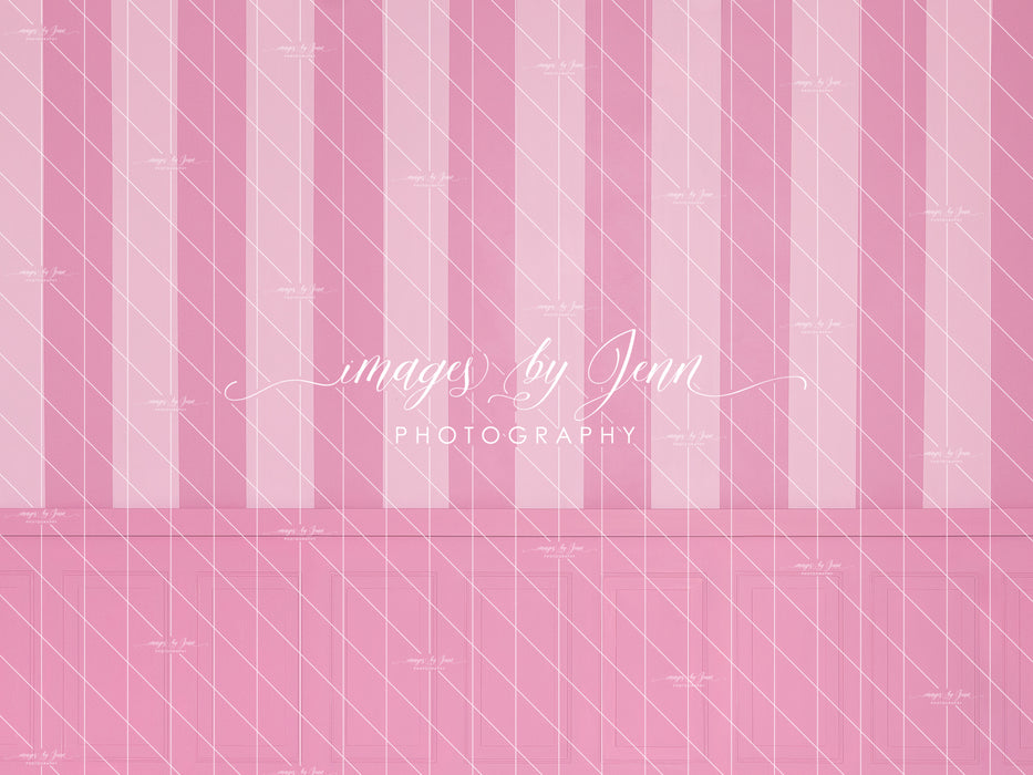 Bubble Gum Stripe Half Wall (JG)