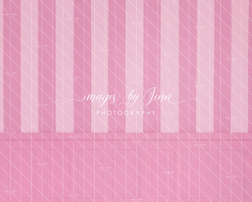 Bubble Gum Stripe Half Wall (JG)