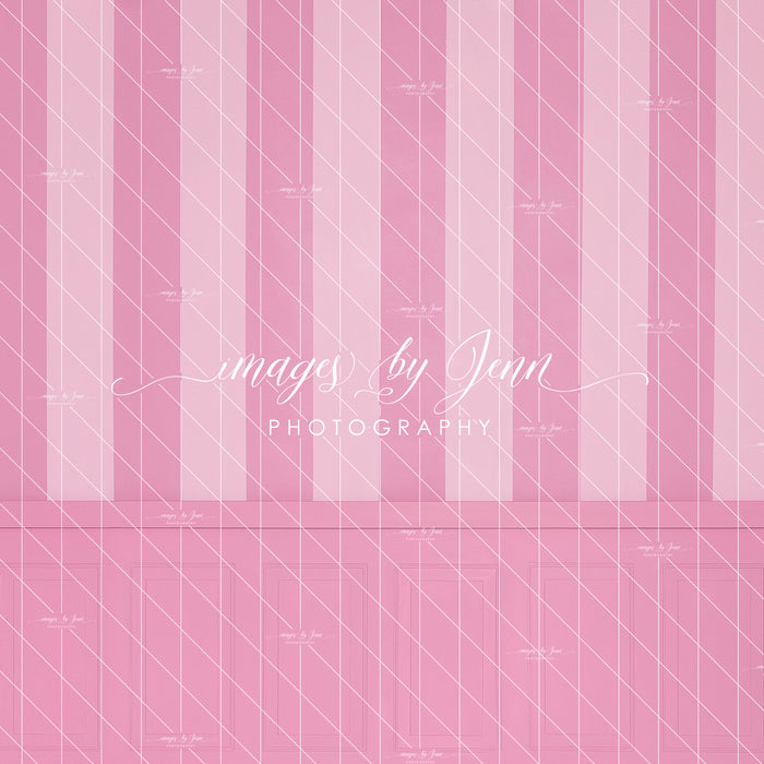 Bubble Gum Stripe Half Wall (JG)