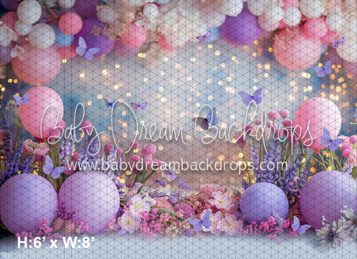 Butterflies and Flowers Birthday (YM)