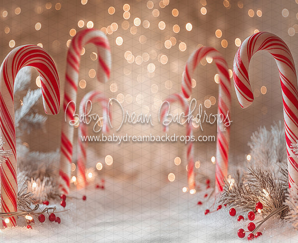 Candy Cane Bokeh Lane (JA)