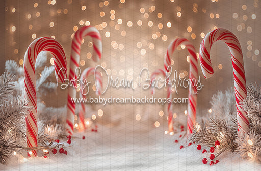 Candy Cane Bokeh Lane (JA)