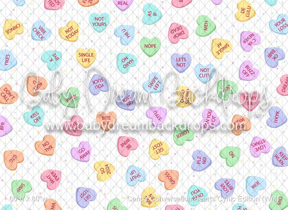 Candy Conversation Hearts Cynic Edition (WM)