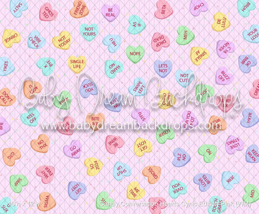 Candy Conversation Hearts Cynic Edition Pink (WM)