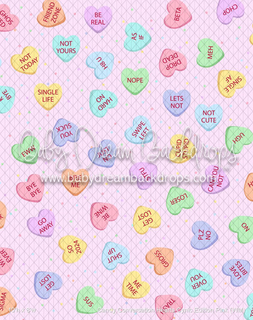 Candy Conversation Hearts Cynic Edition Pink (WM)