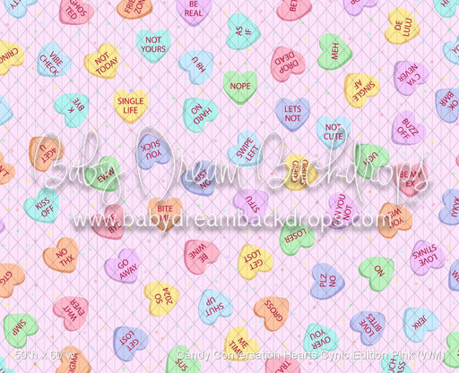 Candy Conversation Hearts Cynic Edition Pink (WM)