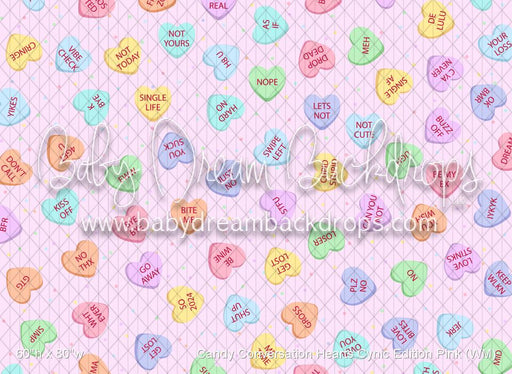 Candy Conversation Hearts Cynic Edition Pink (WM)