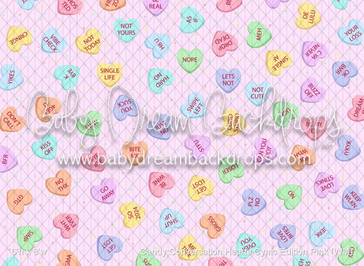 Candy Conversation Hearts Cynic Edition Pink (WM)