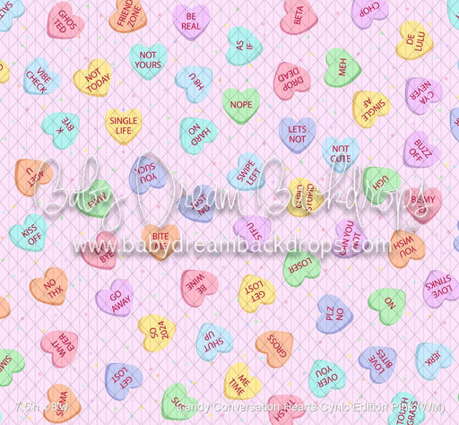 Candy Conversation Hearts Cynic Edition Pink (WM)