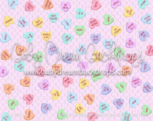 Candy Conversation Hearts Cynic Edition Pink (WM)