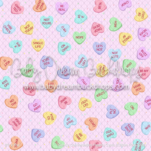 Candy Conversation Hearts Cynic Edition Pink (WM)