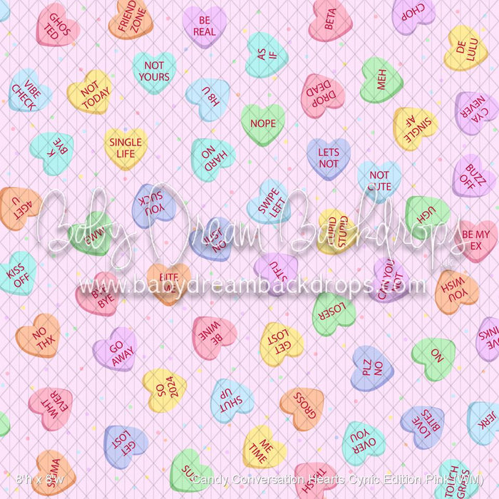 Candy Conversation Hearts Cynic Edition Pink (WM)