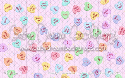 Candy Conversation Hearts Cynic Edition Pink (WM)