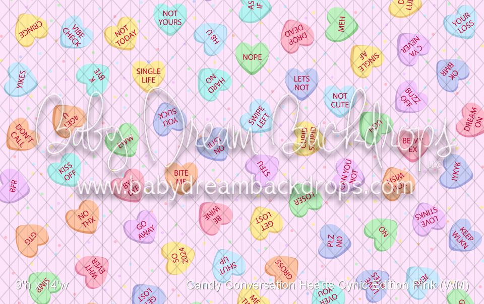 Candy Conversation Hearts Cynic Edition Pink (WM)