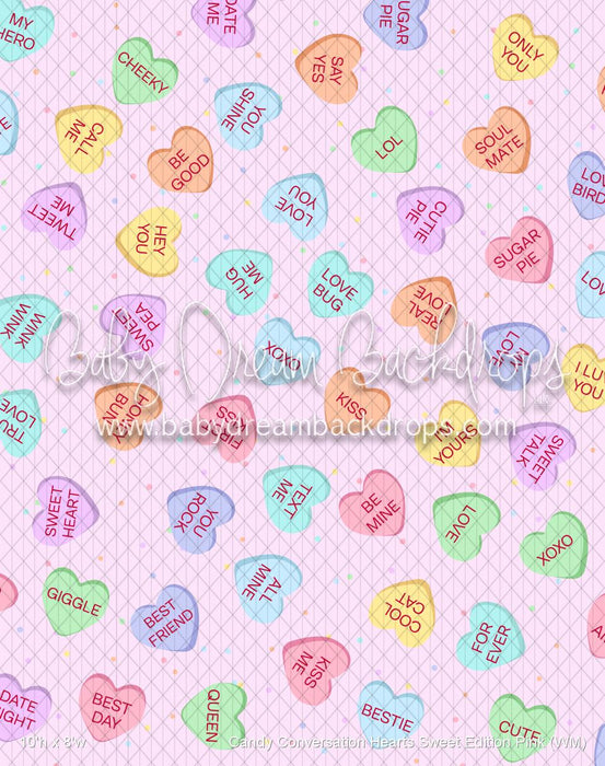 Candy Conversation Hearts Sweet Edition Pink (WM)