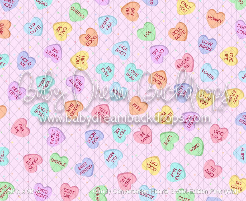 Candy Conversation Hearts Sweet Edition Pink (WM)
