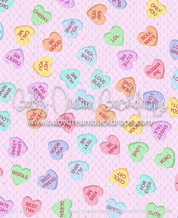 Candy Conversation Hearts Sweet Edition Pink (WM)