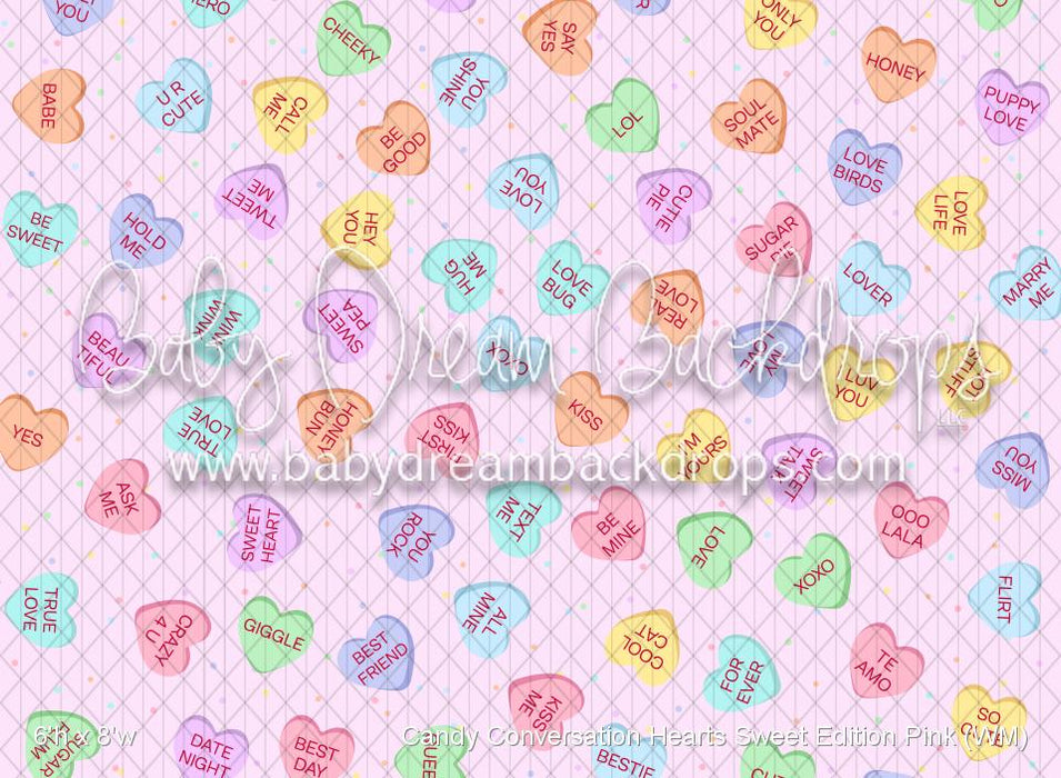 Candy Conversation Hearts Sweet Edition Pink (WM)