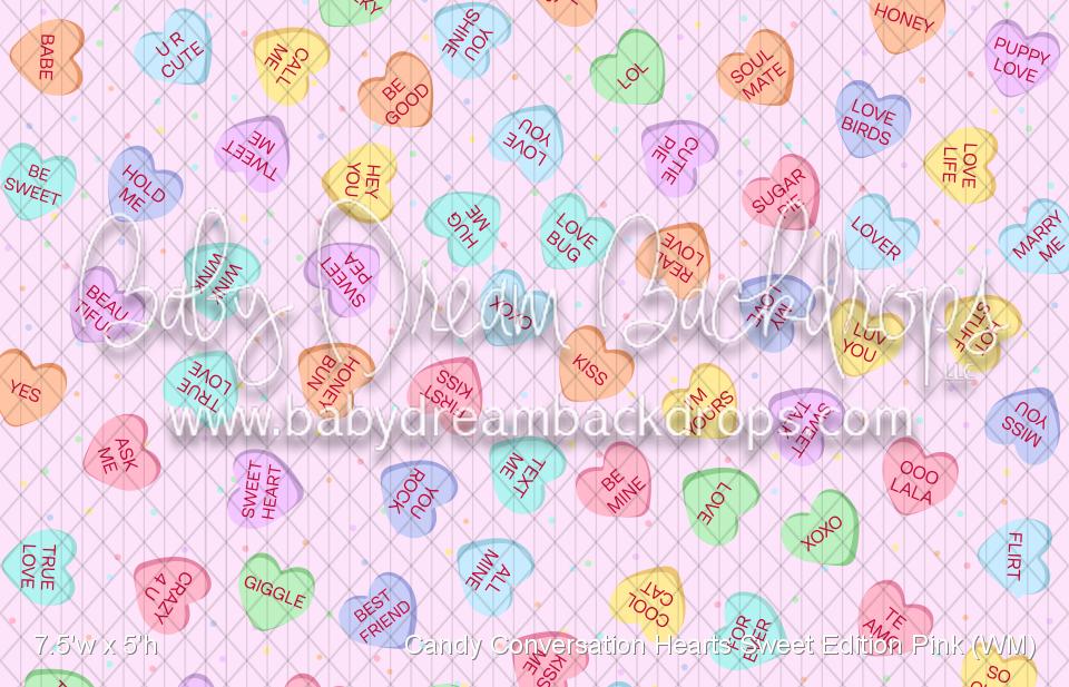 Candy Conversation Hearts Sweet Edition Pink (WM)