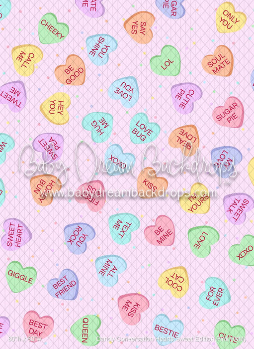 Candy Conversation Hearts Sweet Edition Pink (WM)
