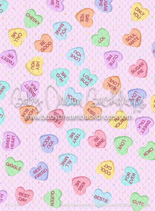 Candy Conversation Hearts Sweet Edition Pink (WM)