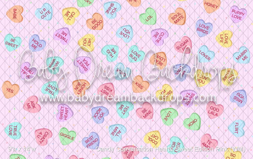 Candy Conversation Hearts Sweet Edition Pink (WM)