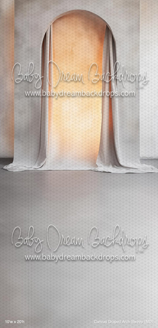 Canvas Draped Arch Sweep (MD)