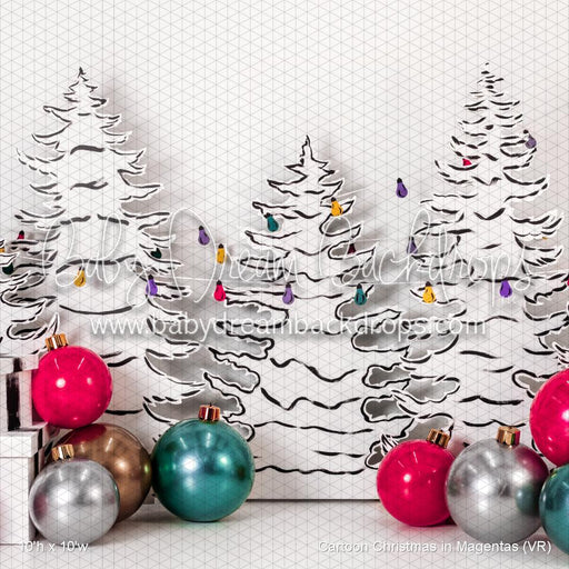Cartoon Christmas in Magentas (VR)