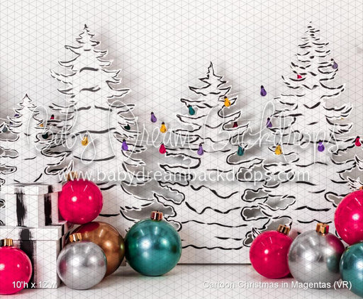 Cartoon Christmas in Magentas (VR)