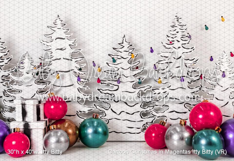 Cartoon Christmas in Magentas Itty Bitty (VR)