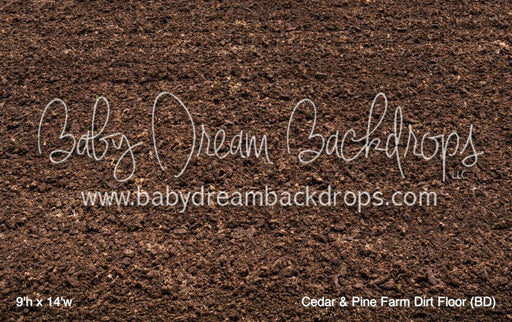Cedar & Pine Farm Dirt Fabric Floor (BD)