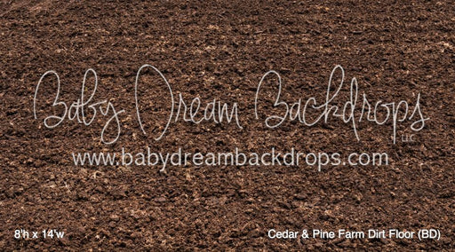 Cedar & Pine Farm Dirt Fabric Floor (BD)
