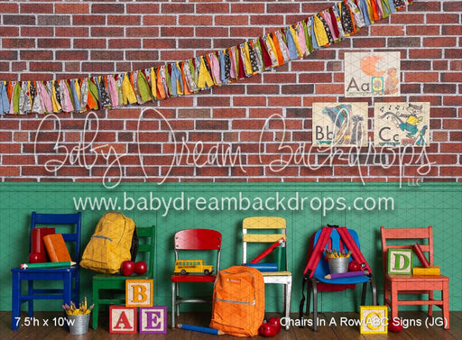 Chairs In A Row ABC Signs (JG)