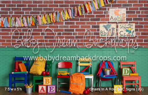 Chairs In A Row ABC Signs (JG)