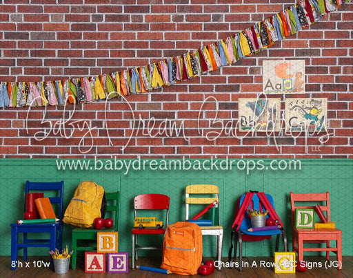 Chairs In A Row ABC Signs (JG)