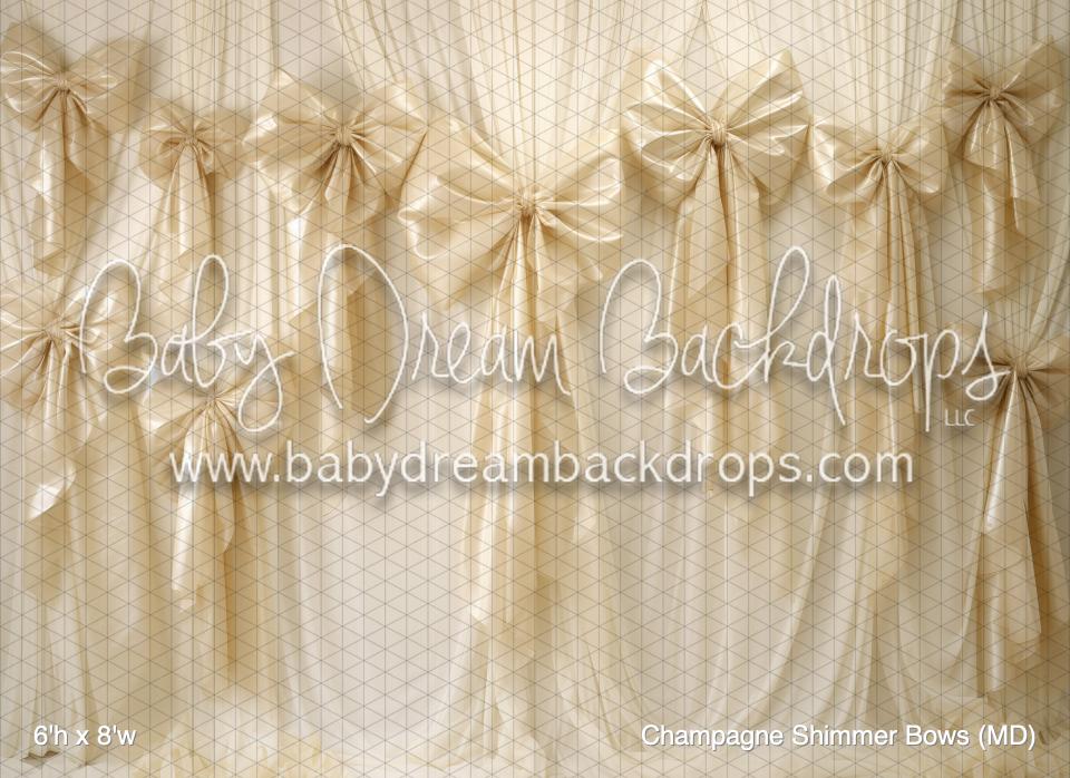 Champagne Shimmer Bows (MD)